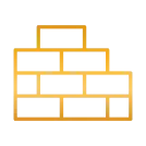 Icône mur en briques