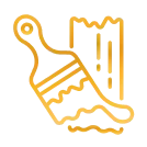 Icône pinceau peinture