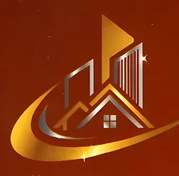 Logo maison et toit (doré)